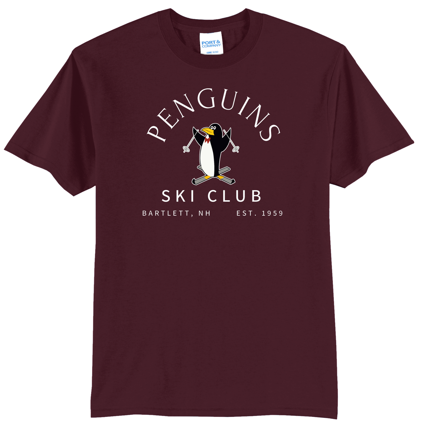 Penguins Ski Club Unisex Short Sleeve T Shirt