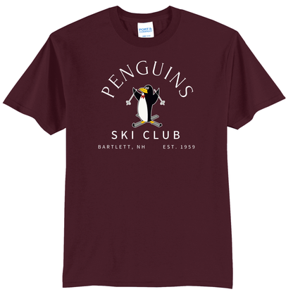 Penguins Ski Club Unisex Short Sleeve T Shirt