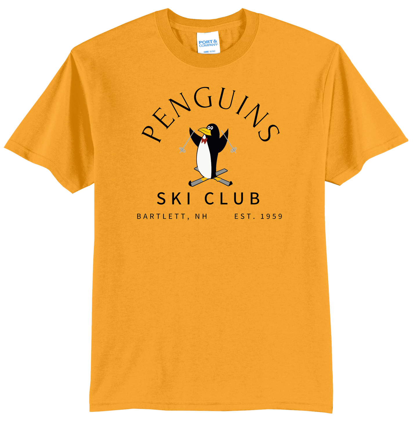 Penguins Ski Club Unisex Short Sleeve T Shirt
