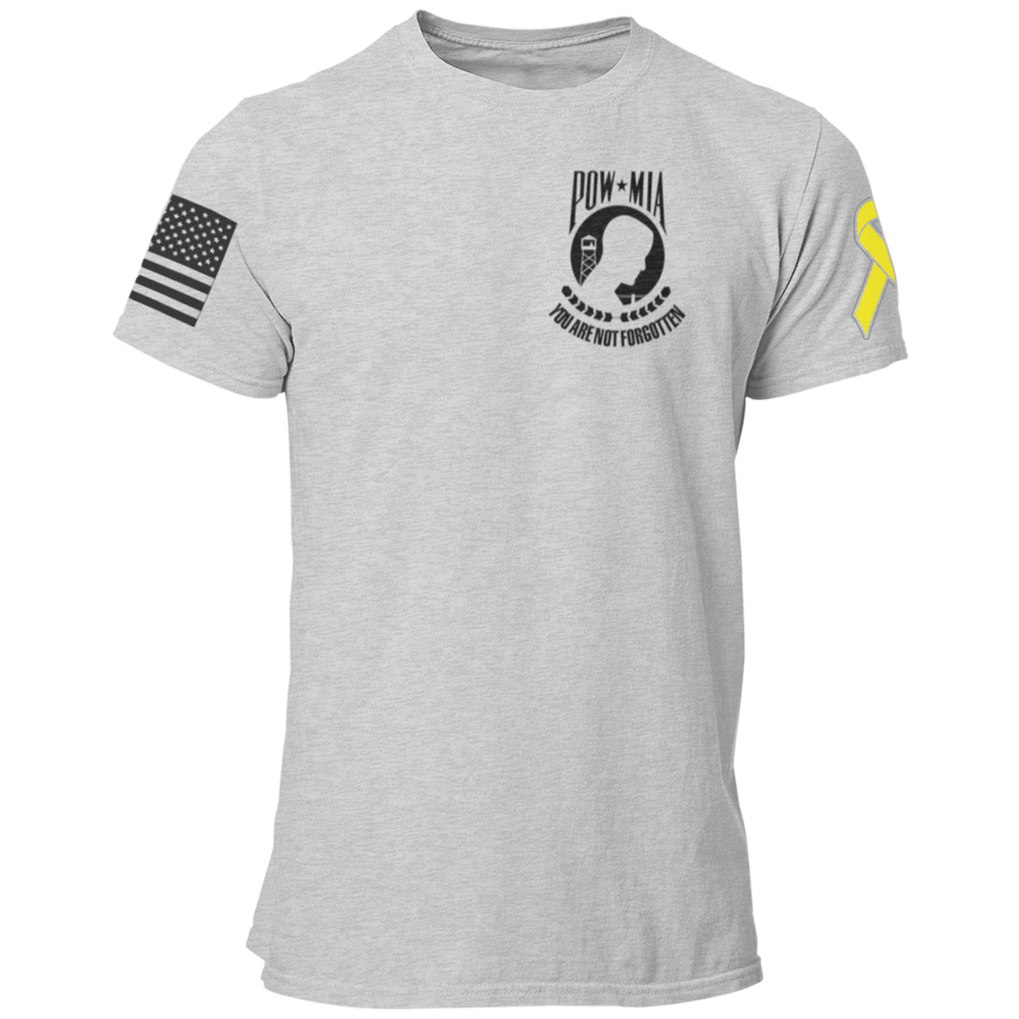 POW MIA Yellow Ribbon Unisex Military Veterans & Families T Shirt ...