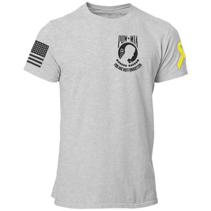 POW MIA Yellow Ribbon Unisex Military Veterans & Families T Shirt - Cold Dinner Club