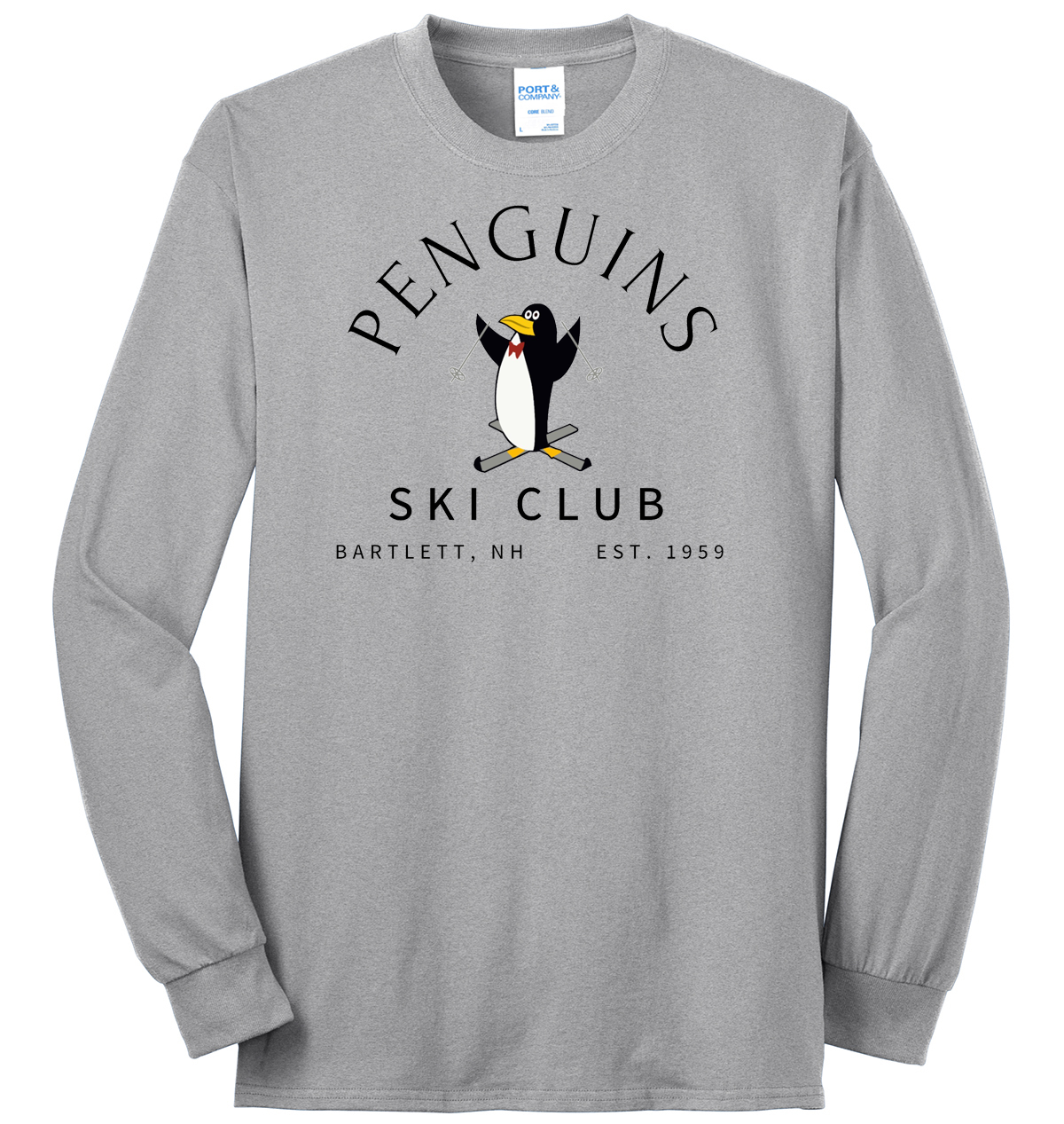 Penguins Ski Club Unisex Long Sleeve T Shirt