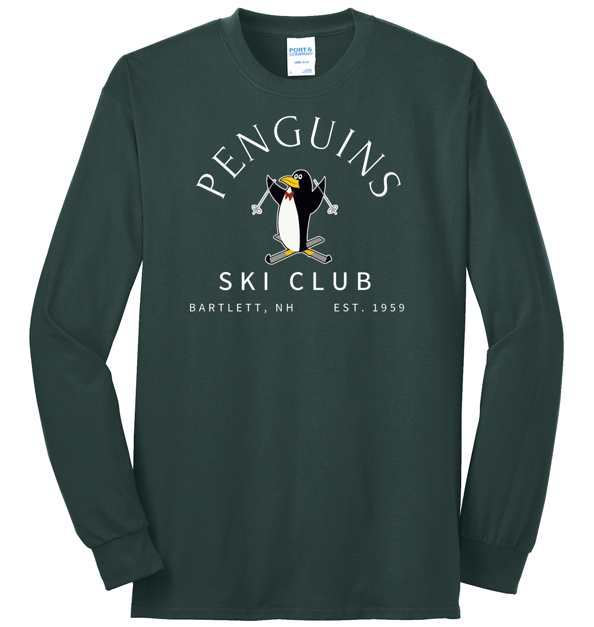 Penguins Ski Club Unisex Long Sleeve T Shirt