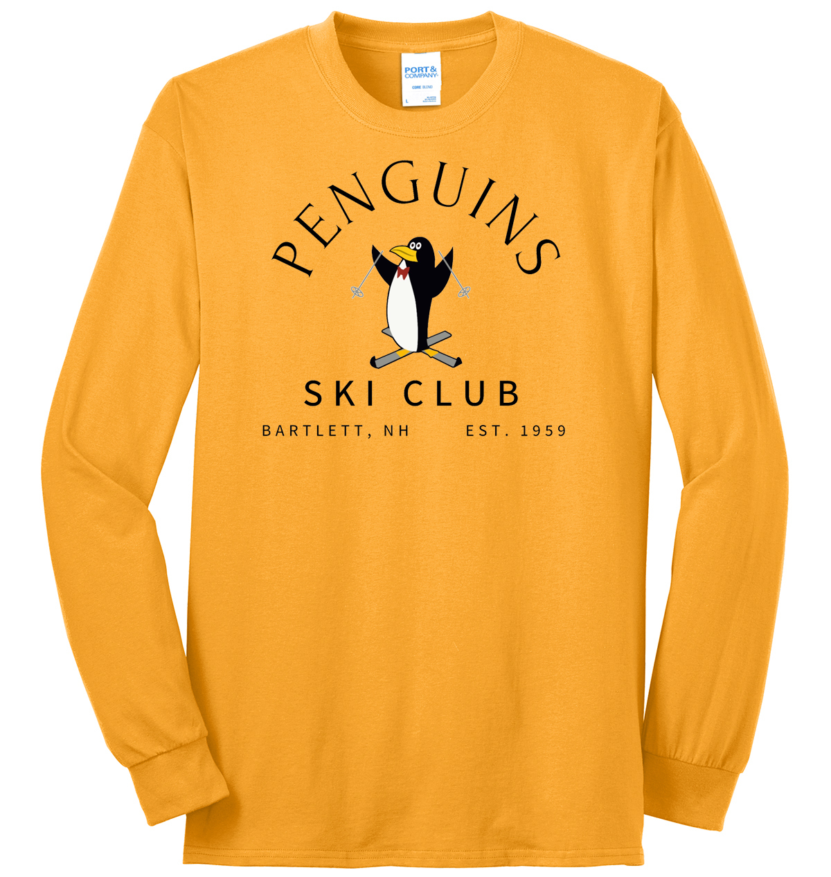 Penguins Ski Club Unisex Long Sleeve T Shirt
