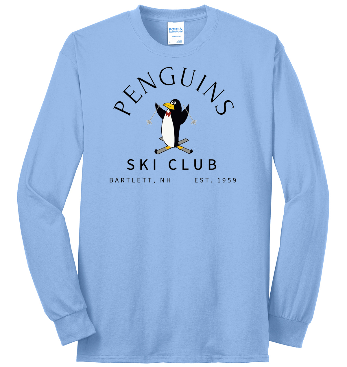 Penguins Ski Club Unisex Long Sleeve T Shirt