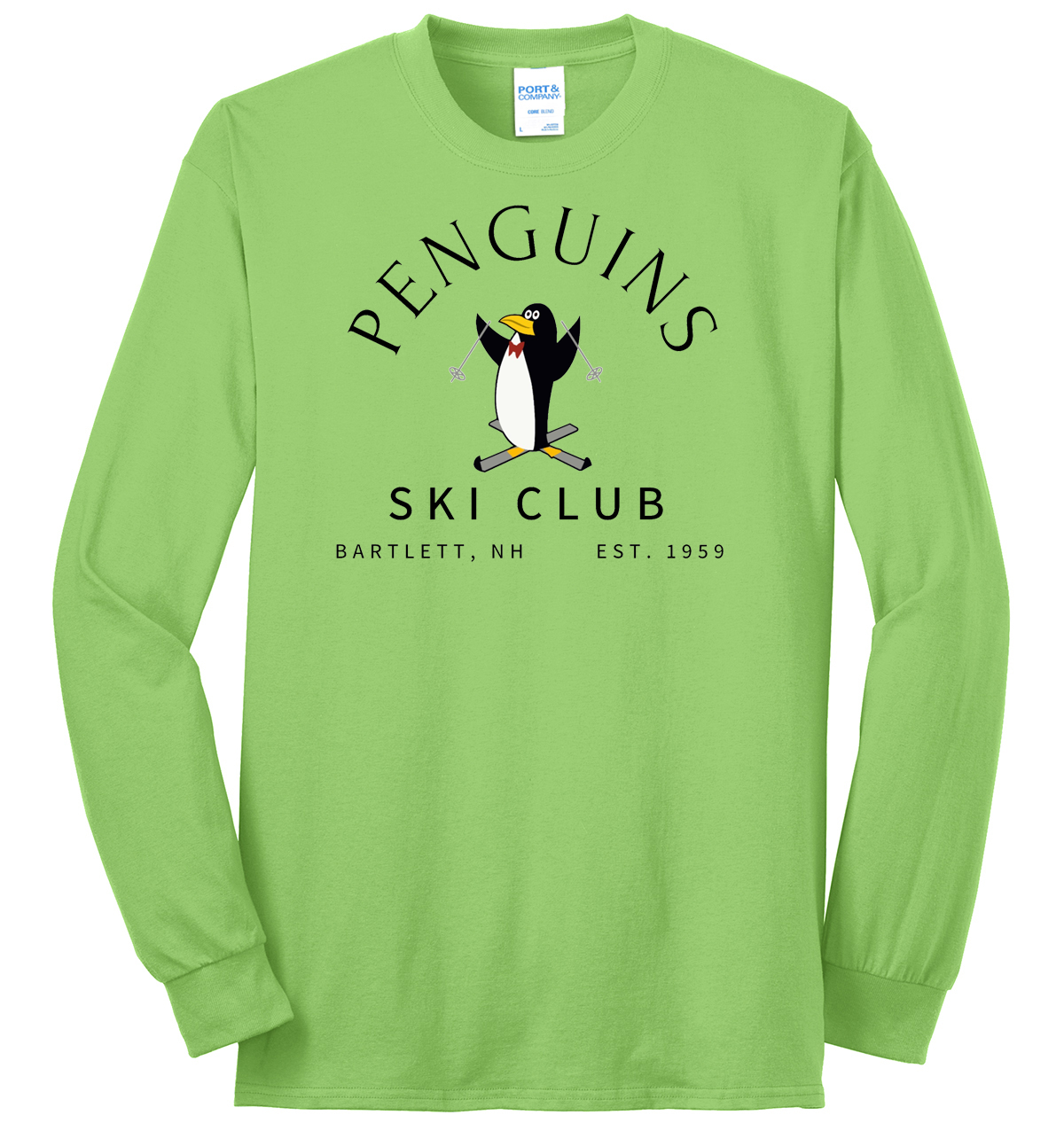 Penguins Ski Club Unisex Long Sleeve T Shirt