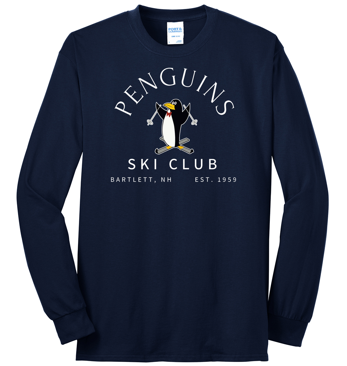 Penguins Ski Club Unisex Long Sleeve T Shirt