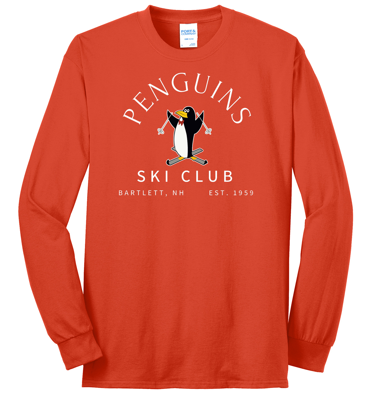 Penguins Ski Club Unisex Long Sleeve T Shirt