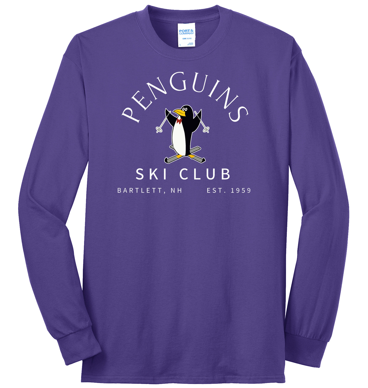 Penguins Ski Club Unisex Long Sleeve T Shirt