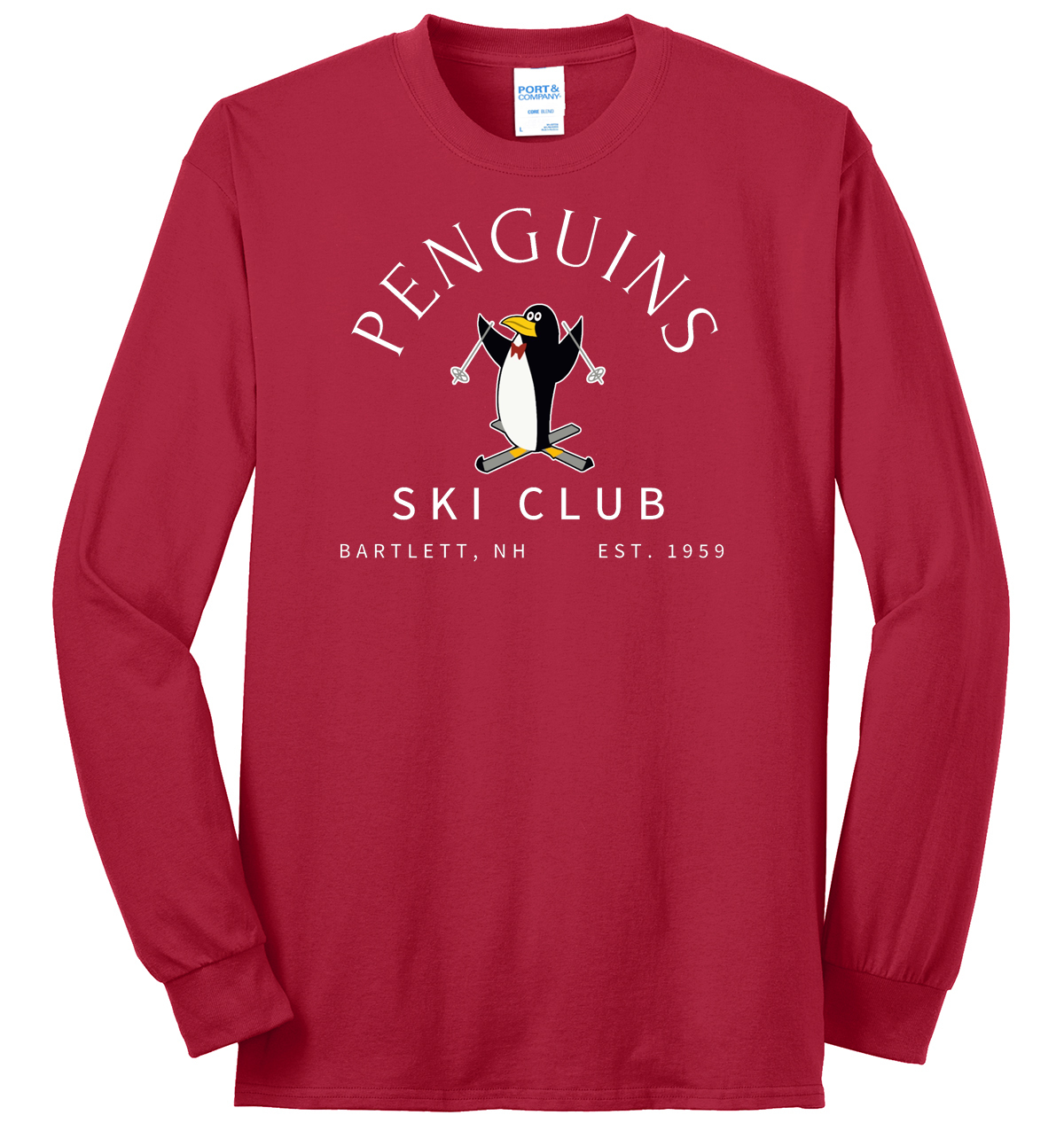 Penguins Ski Club Unisex Long Sleeve T Shirt