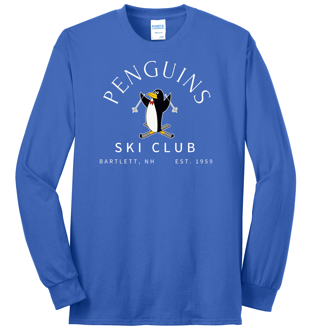 Penguins Ski Club Unisex Long Sleeve T Shirt