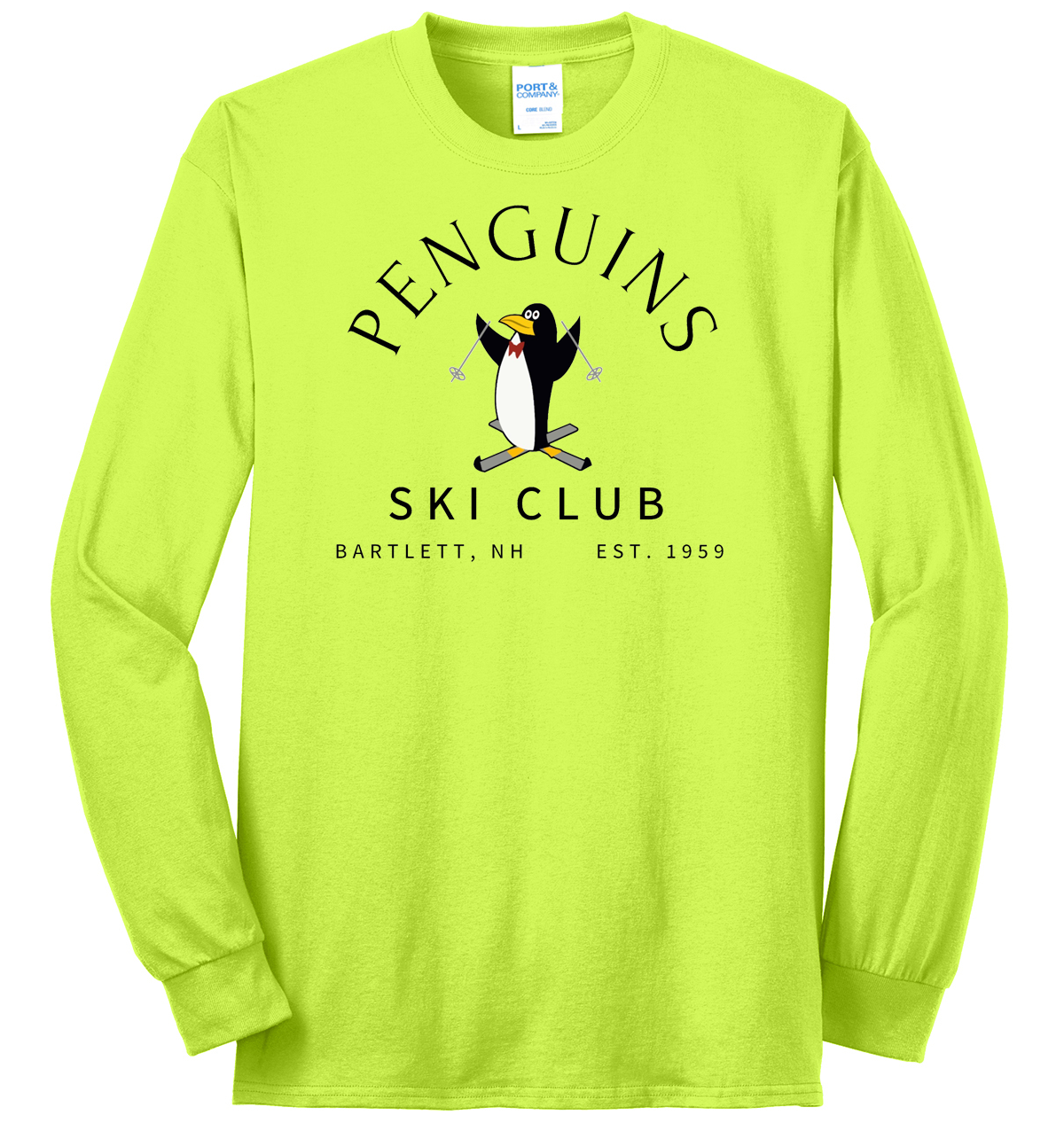 Penguins Ski Club Unisex Long Sleeve T Shirt