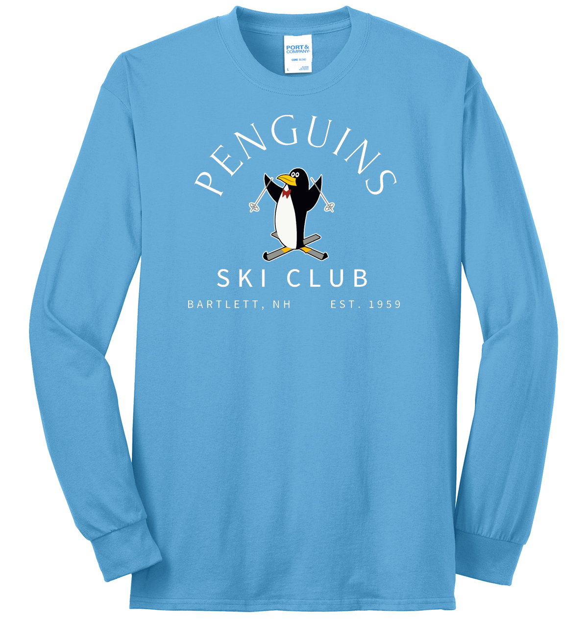 Penguins Ski Club Unisex Long Sleeve T Shirt