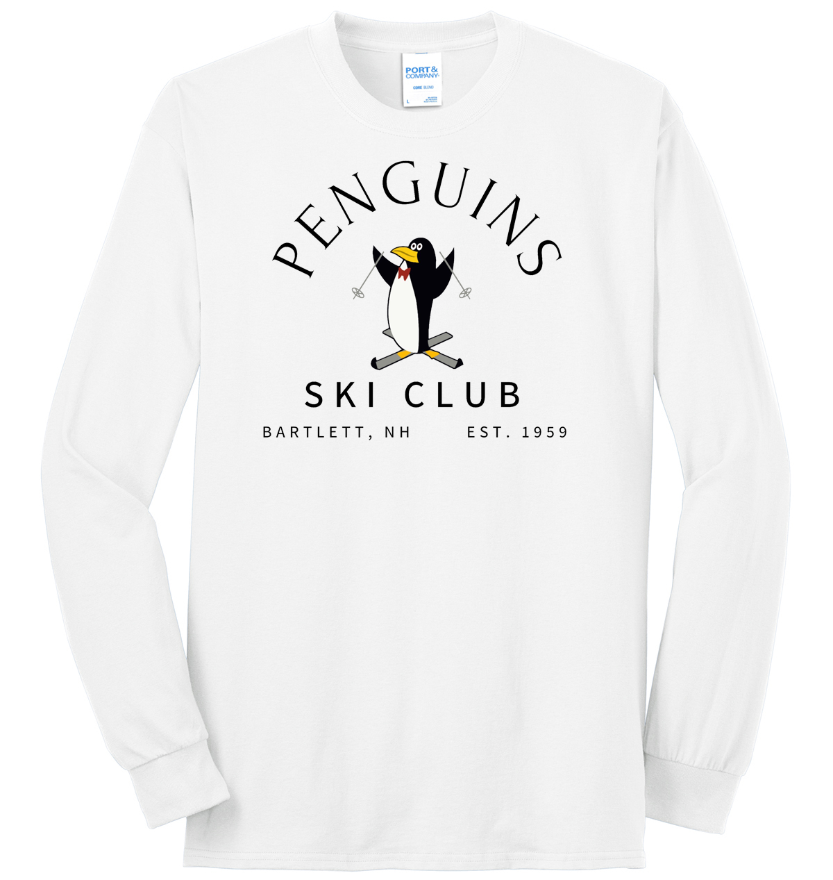 Penguins Ski Club Unisex Long Sleeve T Shirt