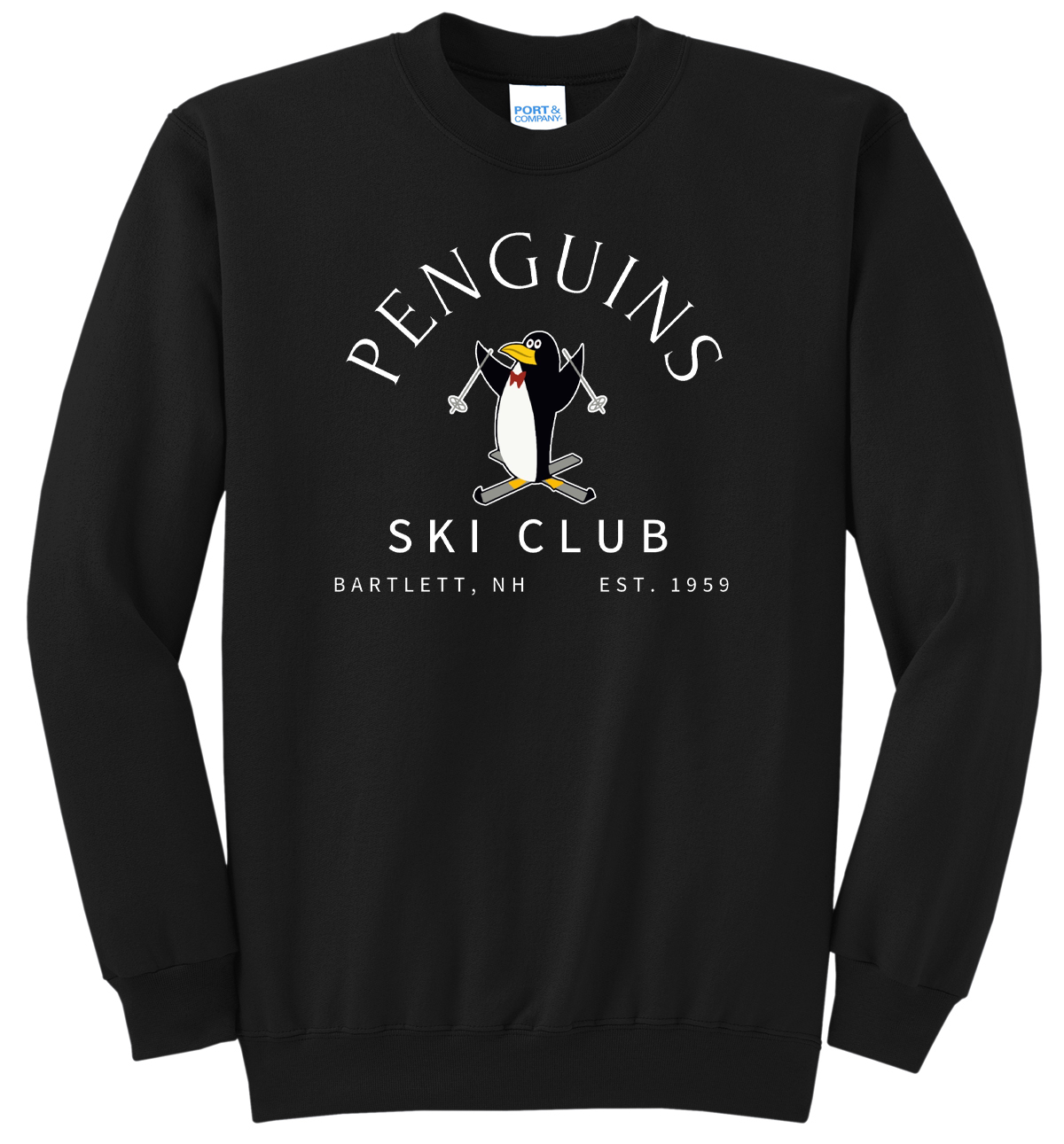 Penguins Ski Club Fleece Sweatshirt