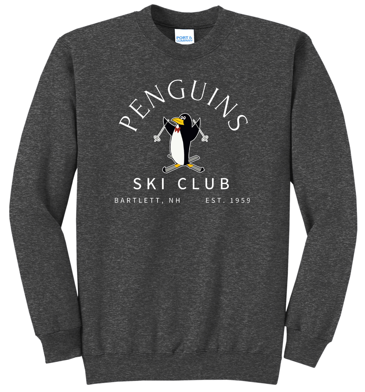 Penguins Ski Club Fleece Sweatshirt