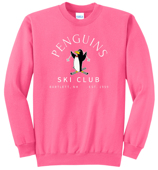 Penguins Ski Club Fleece Sweatshirt