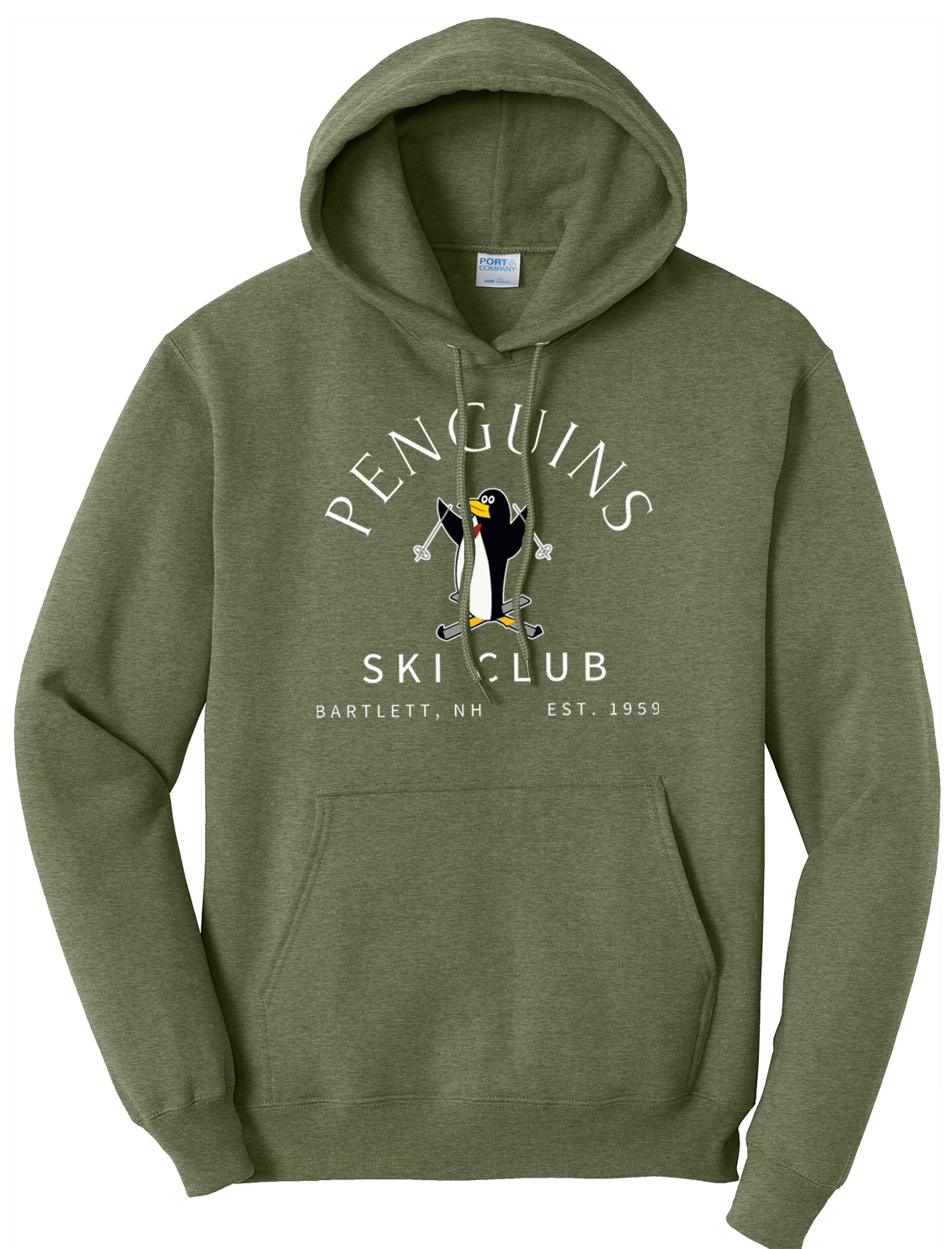 Penguins Ski Club Fleece Hoodie