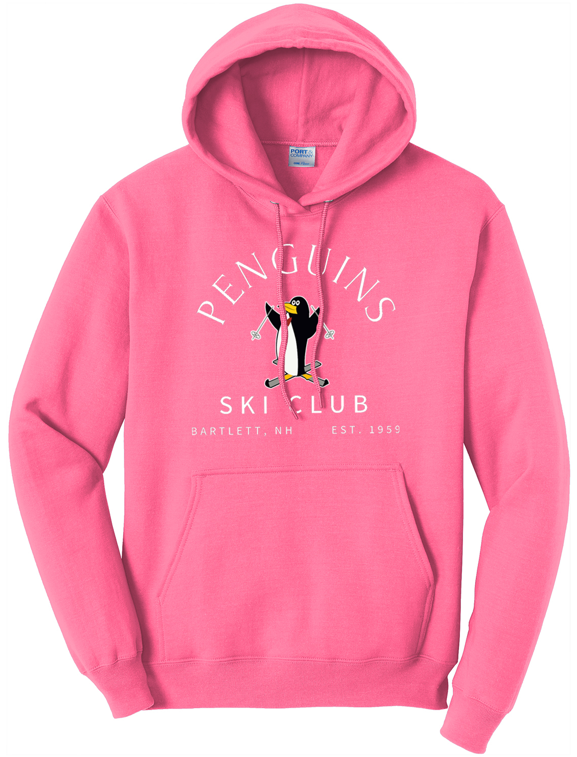 Penguins Ski Club Fleece Hoodie