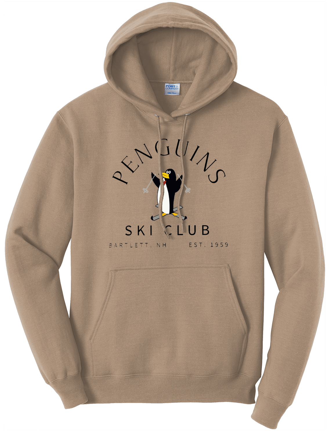 Penguins Ski Club Fleece Hoodie