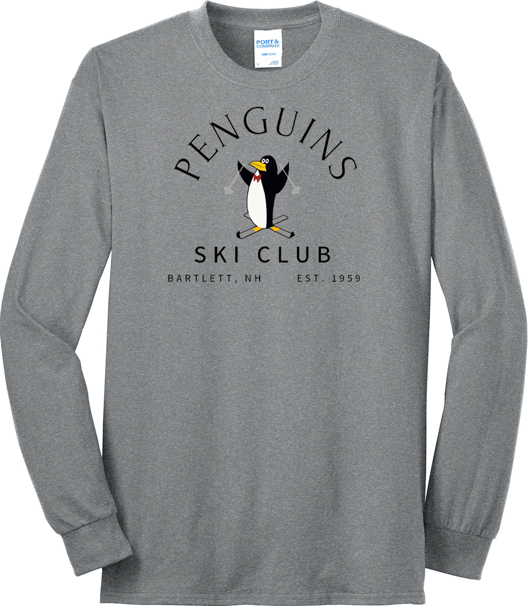 Penguins Ski Club Unisex Long Sleeve T Shirt