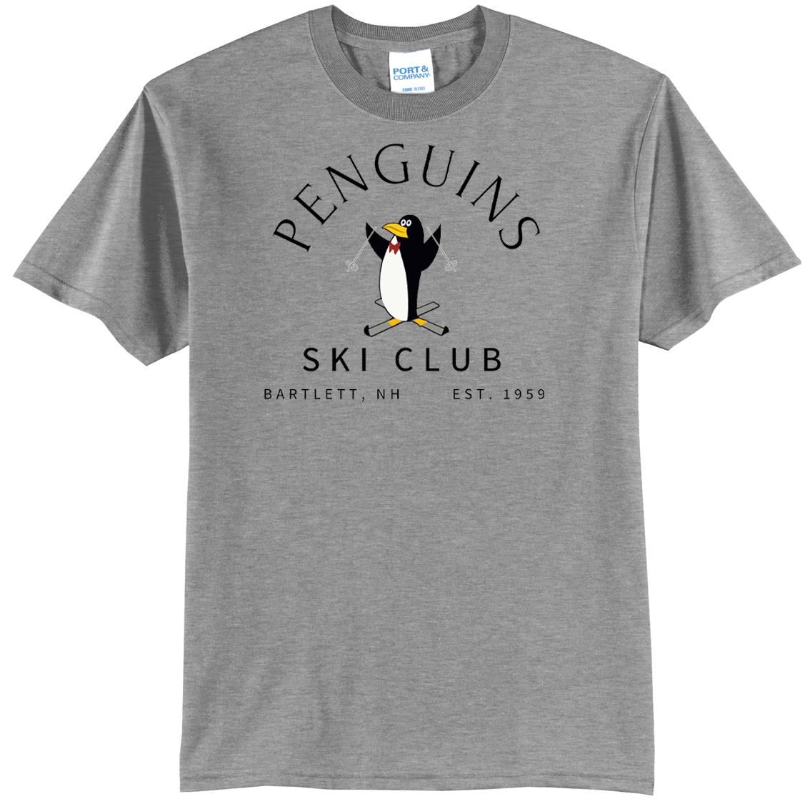 Penguins Ski Club Unisex Short Sleeve T Shirt