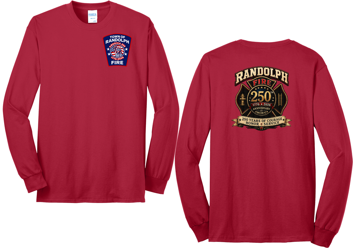 Randolph Fire Group 1 America 250th Long Sleeve T-Shirt