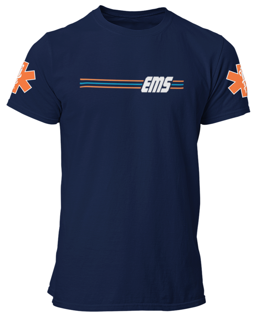 Retro 70's Vibe EMS Unisex T Shirt - Cold Dinner Club