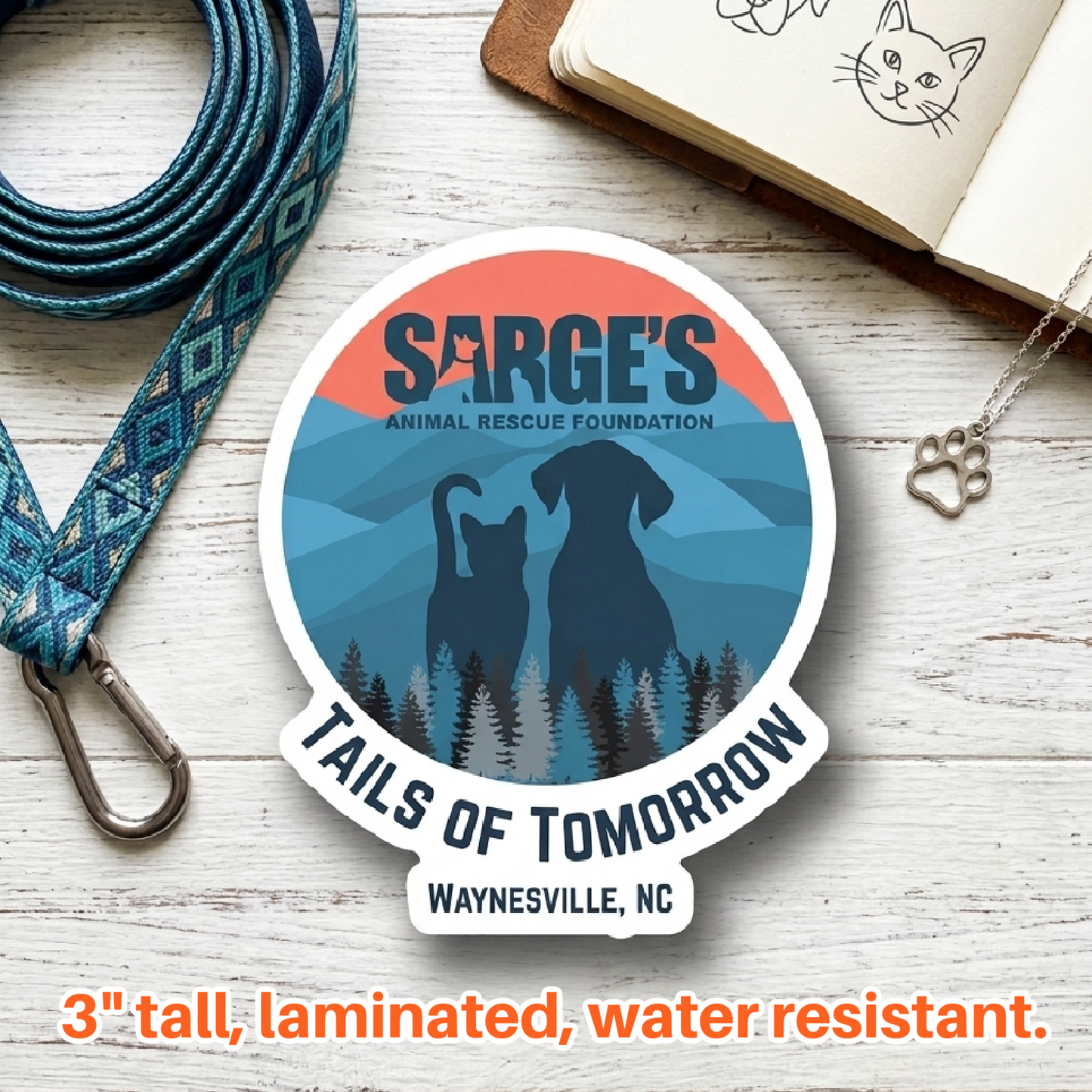 Sarge's Animal Rescue Foundation, Inc. Sticker