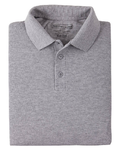 5.11 Tactical Utility Short Sleeve Polo Details Heather Grey Size XL