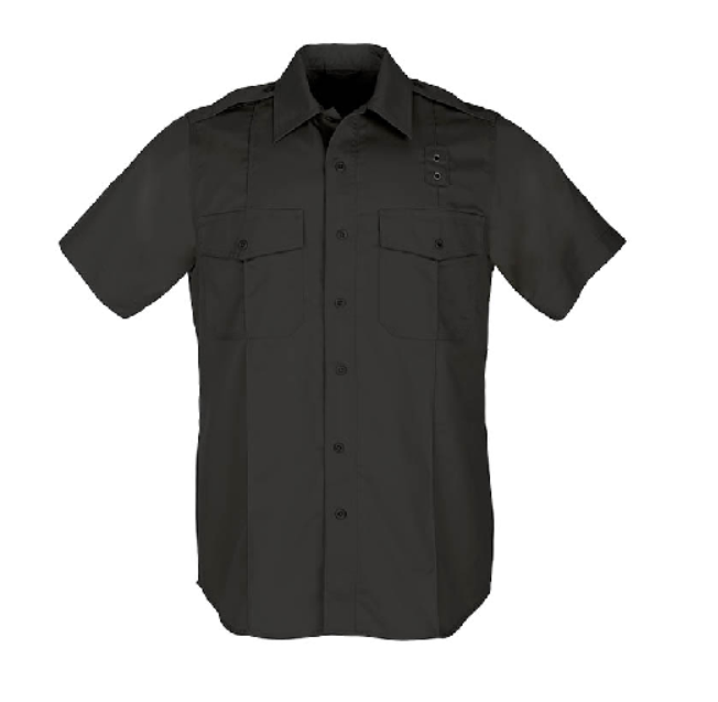 5.11 Tactical Twill PDU® Class A Short Sleeve Shirt Black Size 3XL TALL