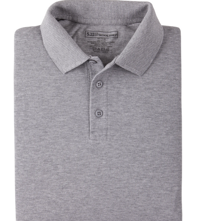 5.11® Professional Polo Long Sleeve Shirt Heather Grey Size 2XL
