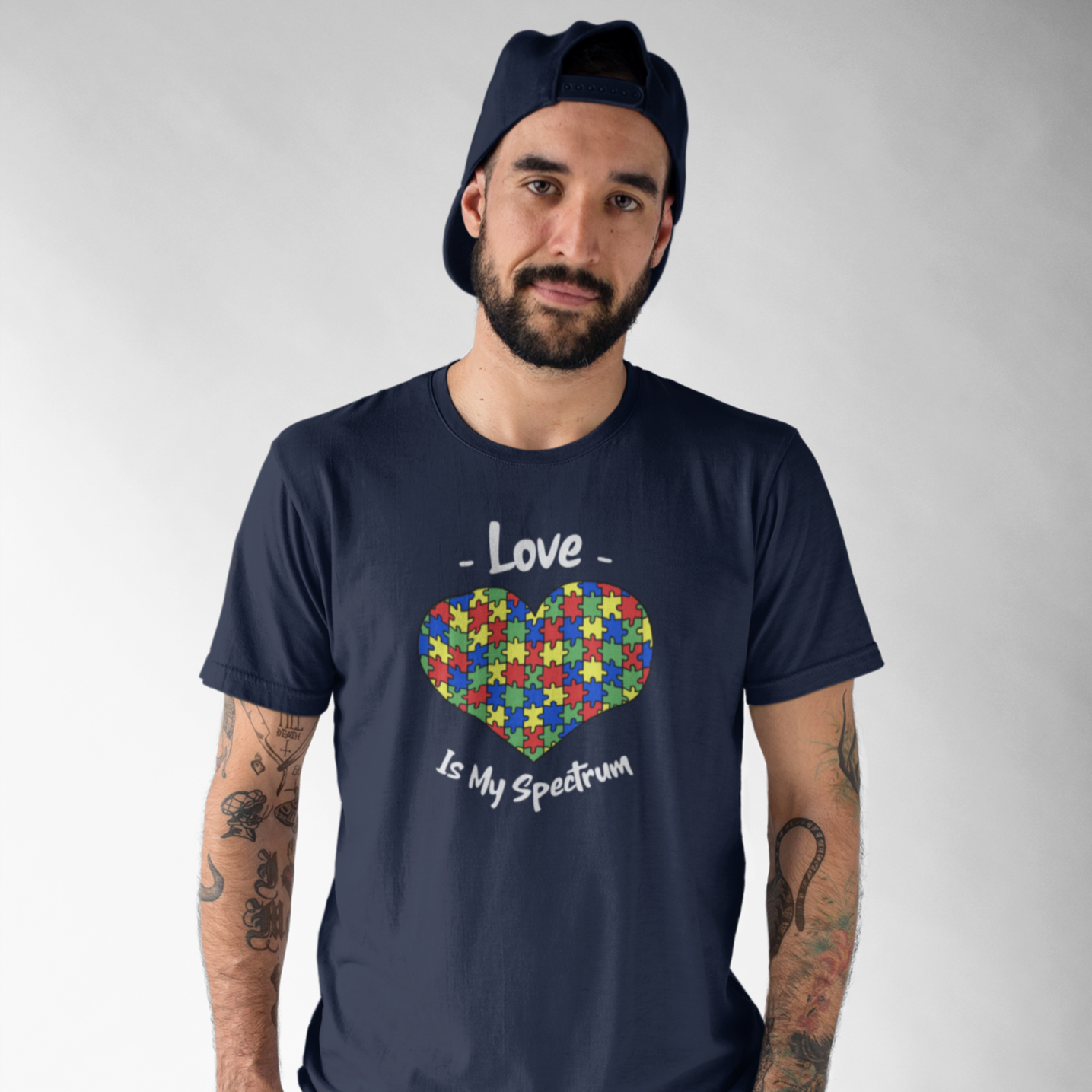 Love Is My Spectrum Autism Awareness Adult Unisex T Shirt - Pooky Noodles