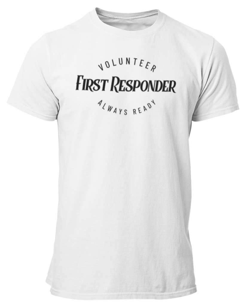 Volunteer First Responder T Shirt - Pooky Noodles