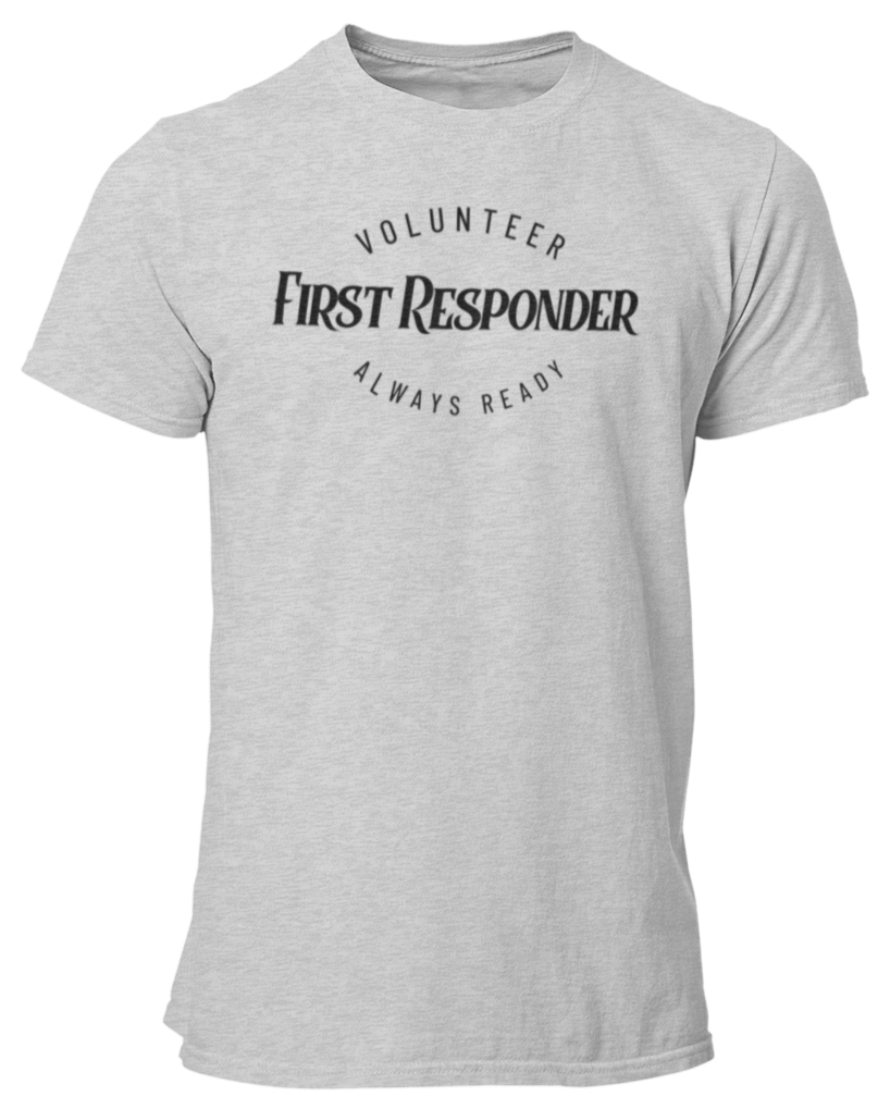 Volunteer First Responder T Shirt - Pooky Noodles