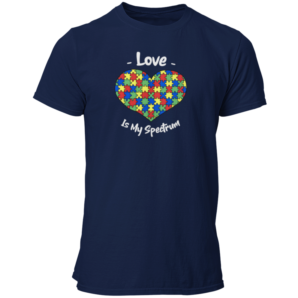 Love Is My Spectrum Autism Awareness Adult Unisex T Shirt - Pooky Noodles