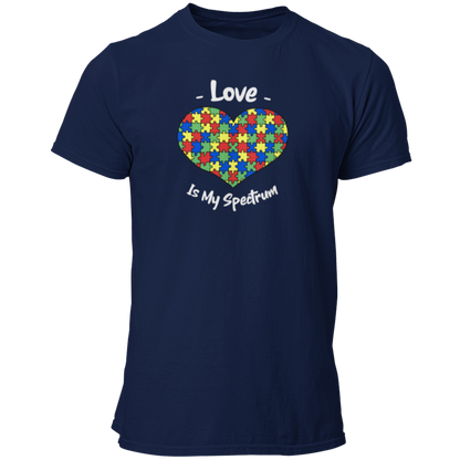 Love Is My Spectrum Autism Awareness Adult Unisex T Shirt - Pooky Noodles