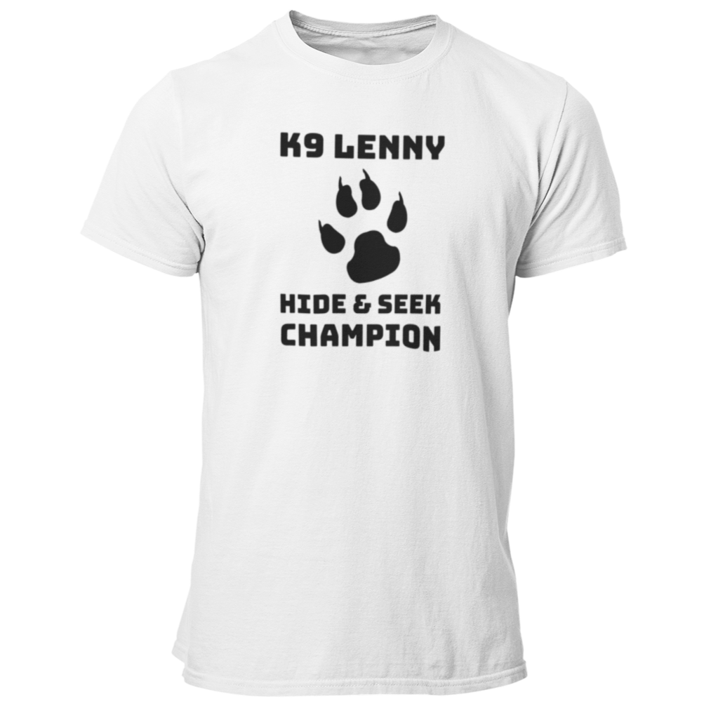 Custom K9 Officers Unisex T Shirt Personalized with Dog's Name - Pooky Noodles
