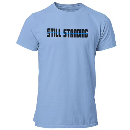 Still Standing Thin Blue Line T Shirt - Pooky Noodles