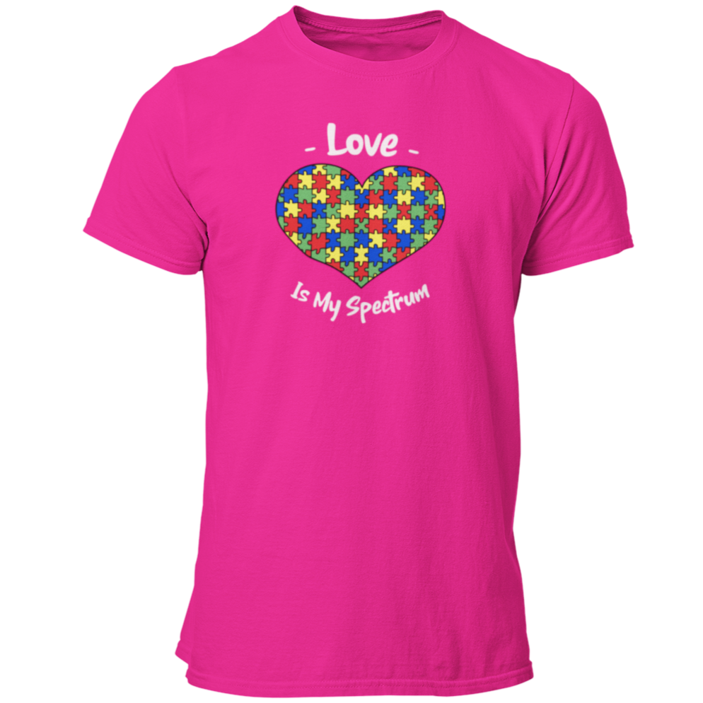 Love Is My Spectrum Autism Awareness Adult Unisex T Shirt - Pooky Noodles