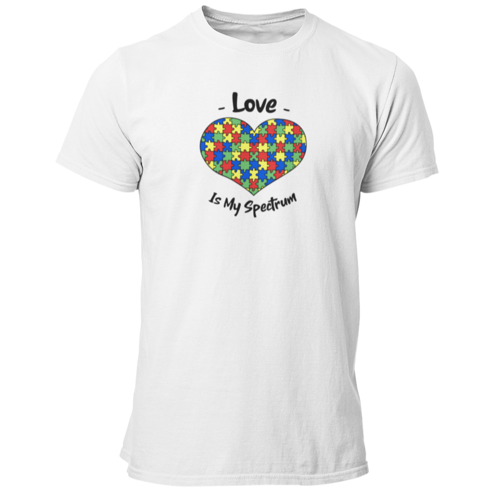 Love Is My Spectrum Autism Awareness Adult Unisex T Shirt - Pooky Noodles