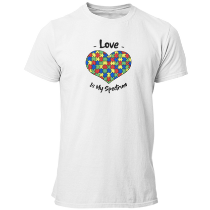 Love Is My Spectrum Autism Awareness Adult Unisex T Shirt - Pooky Noodles