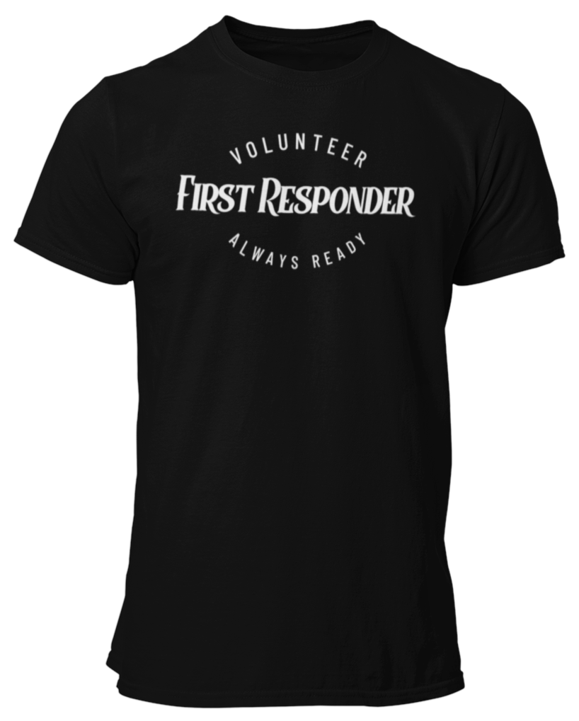 Volunteer First Responder T Shirt - Pooky Noodles