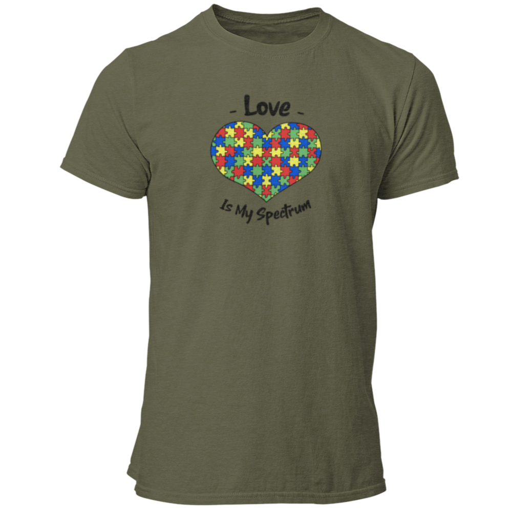 Love Is My Spectrum Autism Awareness Adult Unisex T Shirt - Pooky Noodles