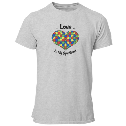 Love Is My Spectrum Autism Awareness Adult Unisex T Shirt - Pooky Noodles