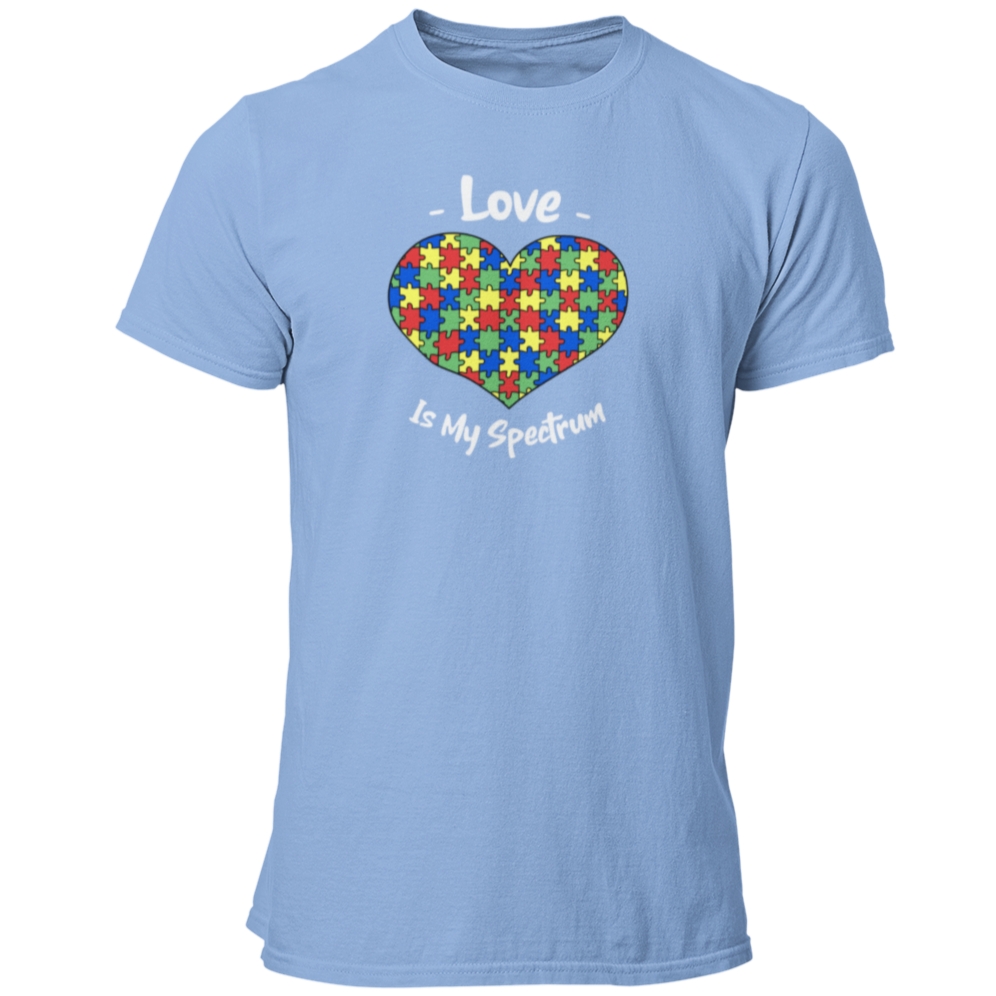 Love Is My Spectrum Autism Awareness Adult Unisex T Shirt - Pooky Noodles