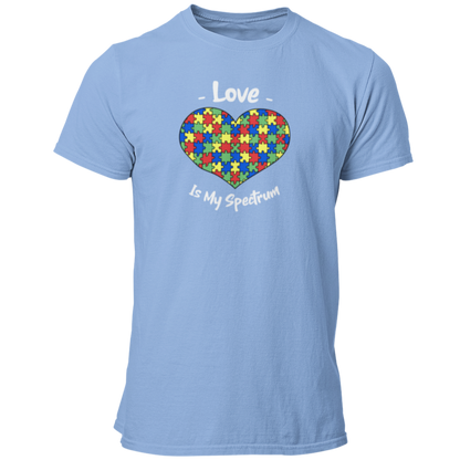 Love Is My Spectrum Autism Awareness Adult Unisex T Shirt - Pooky Noodles