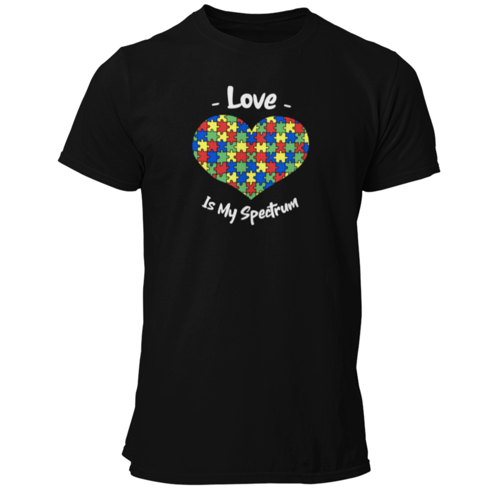 Love Is My Spectrum Autism Awareness Adult Unisex T Shirt - Pooky Noodles