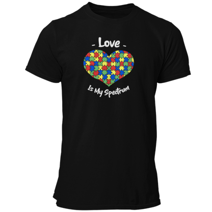 Love Is My Spectrum Autism Awareness Adult Unisex T Shirt - Pooky Noodles