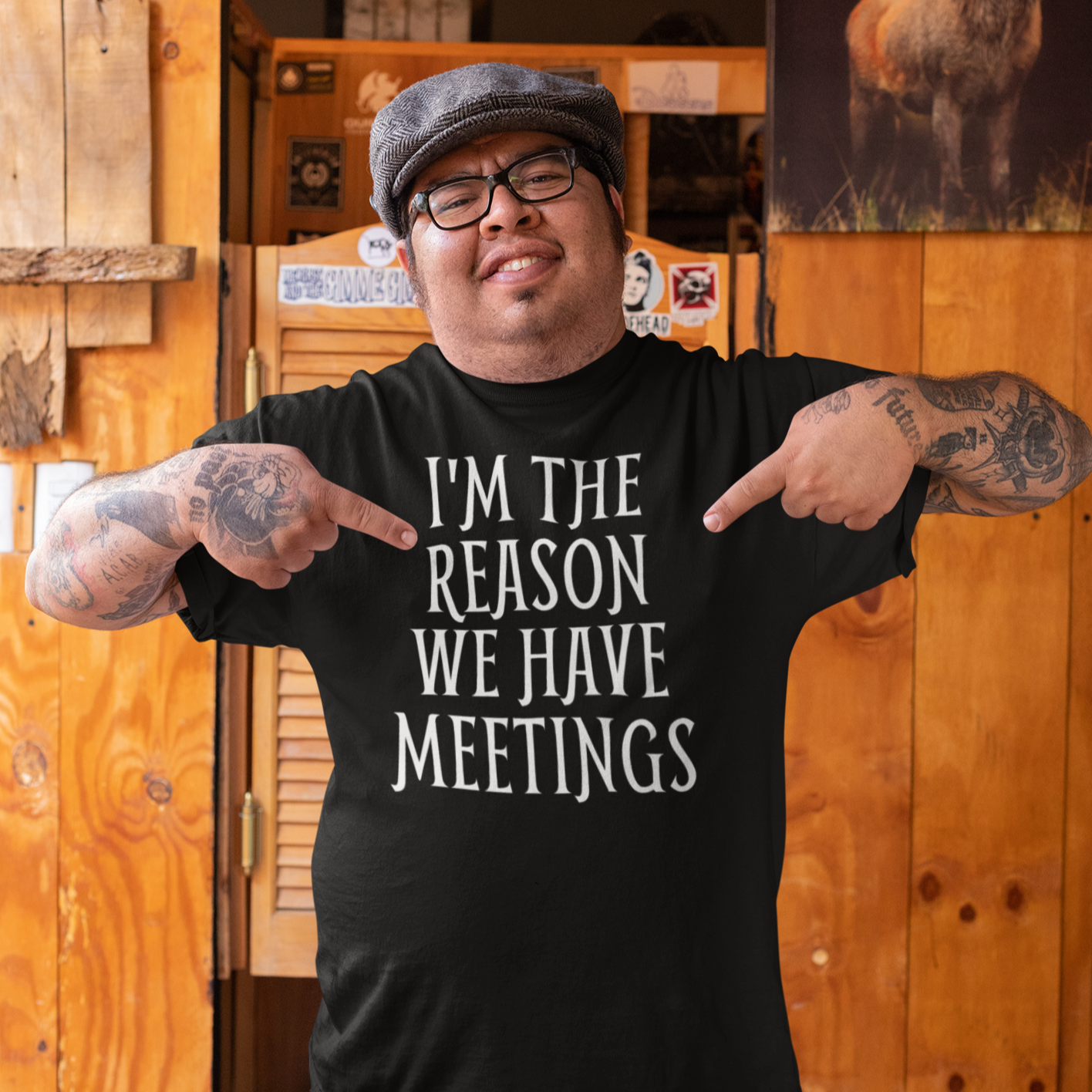 I'm The Reason We Have Meetings T Shirt - Pooky Noodles